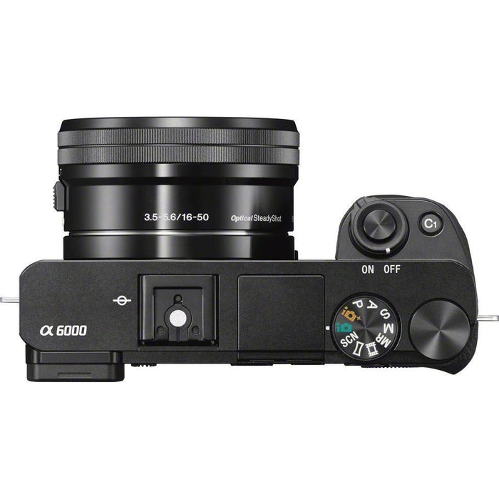 Sony Alpha a6000 Mirrorless Camera with Power Zoom 16-50mm and 55-210mm Lenses Kit