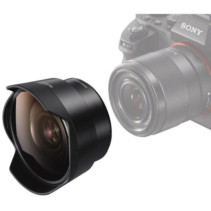 Sony SEL057FEC Fisheye Converter f/ FE 28mm F2 Lens +Ultra SDHC 16GB Memory Card