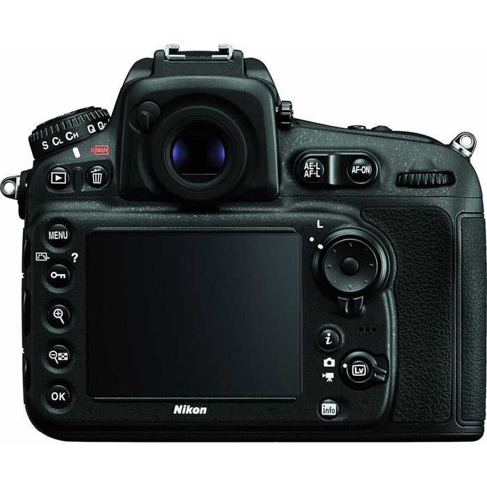 Nikon D810 FX-format DSLR Camera +24-120mm VR Lens Dual Battery Accessory Bundle