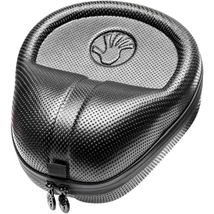 KEF M-Series M500 Hi-Fi Headphones (Black) w/ Slappa Case + Amplifier + Cloth Bundle