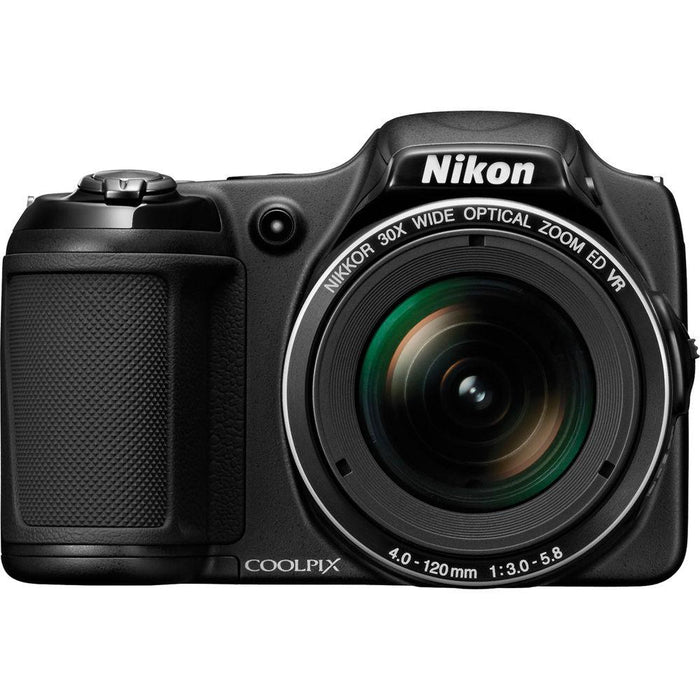 Nikon COOLPIX L830 16 MP 30x Zoom Digital Camera Black - Certified Refurbished