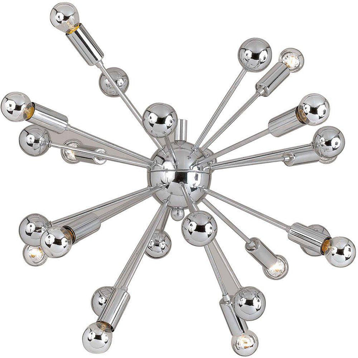 AF Lighting  Elements Supernova Chandelier 12-40W Bulbs Included 24 HX26 W Hardwire Only
