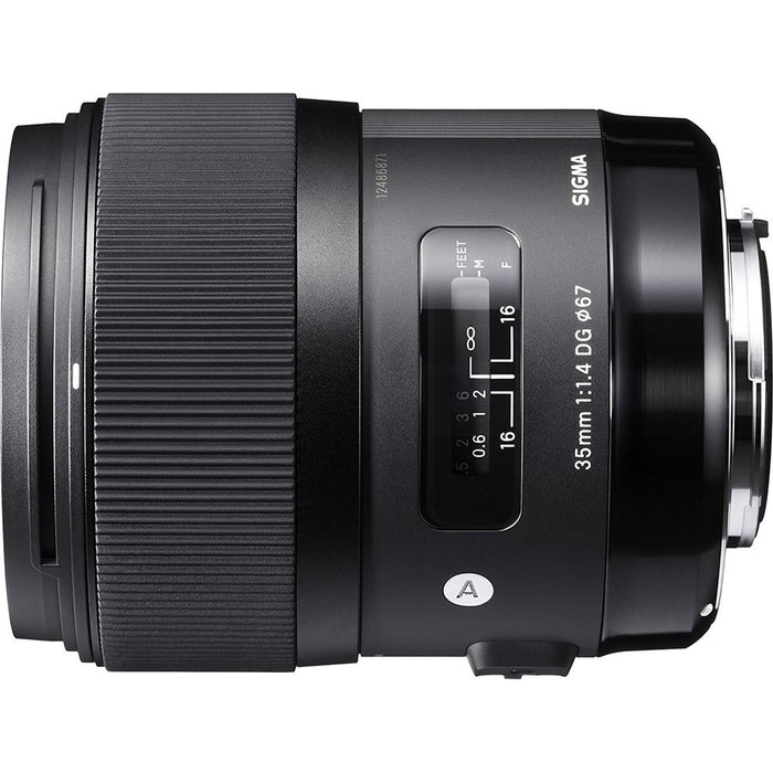 Sigma Art Wide-angle lens 35 mm F/1.4 DG DG HSM for Sony w/ 67mm Filter Sets Kit