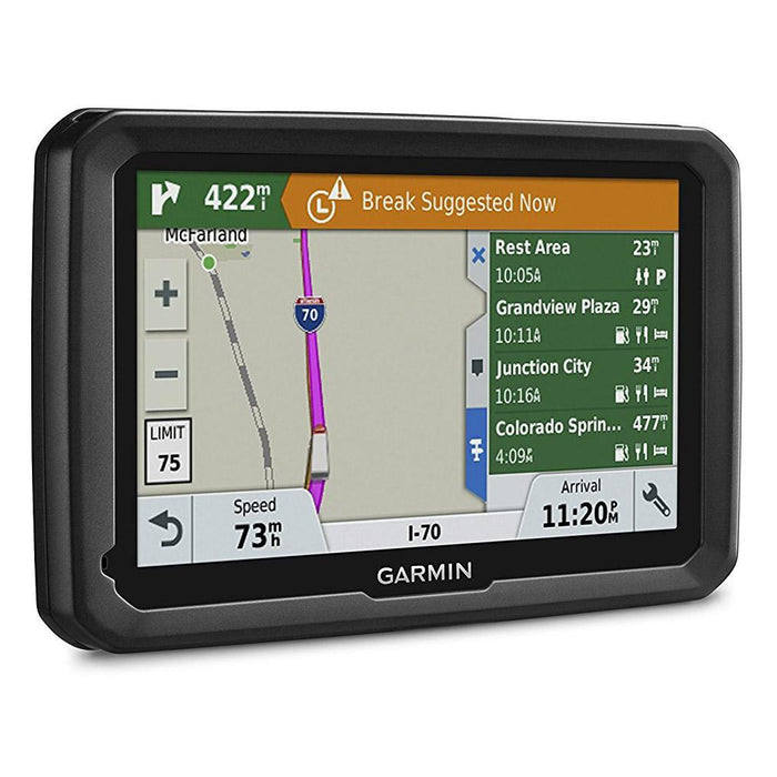 Garmin 5" GPS Navigator for Trucks & Long Haul 580LMT-S with Hard Case & Cloth Bundle