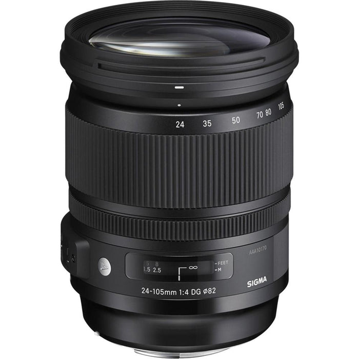 Sigma 24-105mm F/4 DG HSM A-Mount Lens for Sony Bundle