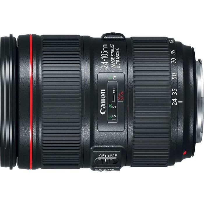 Canon EF 24-105mm f/4L IS II USM Lens, Filter, Monopod, and Accessories Bundle