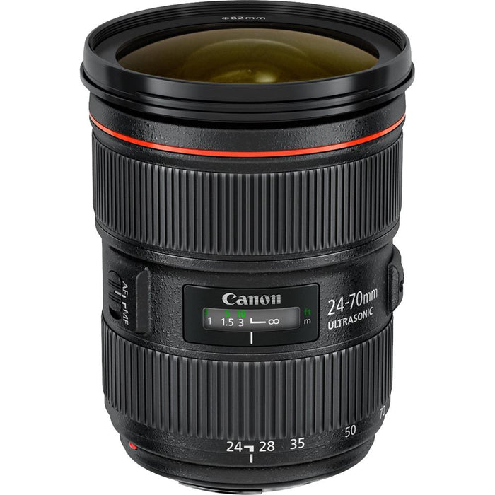 Canon EF 24-70mm f/2.8L II USM w/ 82mm 3-Piece Filter Bundle