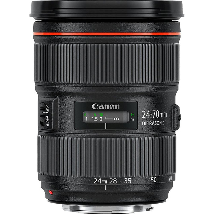 Canon EF 24-70mm f/2.8L II USM w/ 82mm 3-Piece Filter Bundle