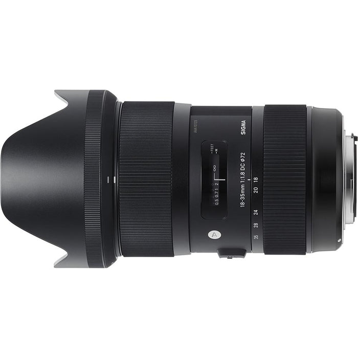 Sigma AF 18-35mm f/1.8 DC HSM ART Lens for Canon SLR w/ 72mm Filter Sets Kit