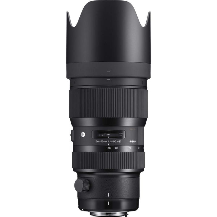 Sigma 50-100mm f/1.8DC HSM ART Lens for Nikon SLR Mount + SDXC 128GB Memory Card