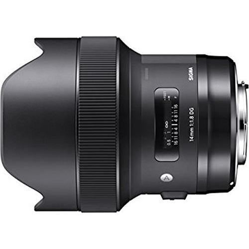 Sigma 14mm F1.8 DG HSM Art Wide Angle Full Frame Lens for Canon Kit