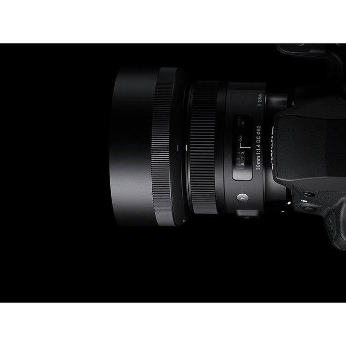 Sigma 30mm f/1.4 EX DC HSM Autofocus Lens for Canon DSLR Cameras - Lens Kit Bundle