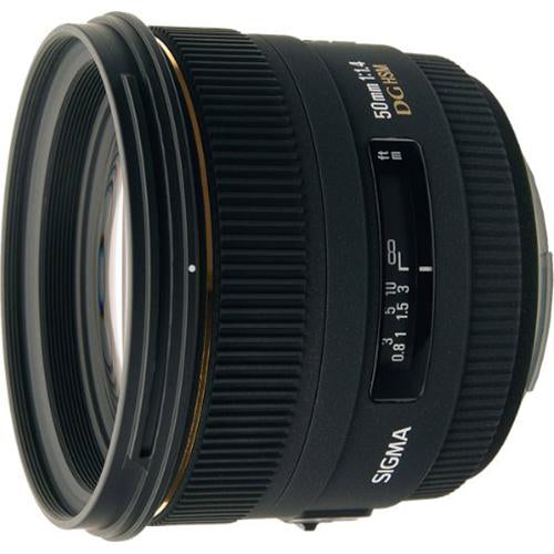 Sigma 50mm F1.4 EX DG HSM Lens for Nikon DSLR Cameras Lens Kit Bundle