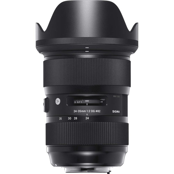 Sigma 24-35mm F2 DG HSM Standard-Zoom ART Lens for Canon with 128GB Memory Card