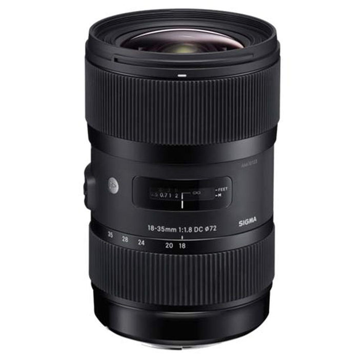 Sigma AF 18-35MM F/1.8 DC HSM ART Lens for Sony SLR with 128GB Memory Card