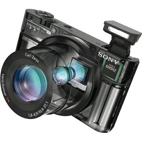 Sony DSC-RX100 20.2 MP 3.6x zoom, Large Exmor lowlight CMOS Sensor - OPEN BOX