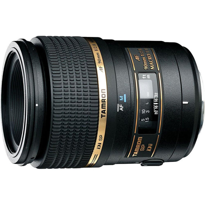 Tamron 90mm F/2.8 DI SP AF Macro 1:1 Lens Kit For Canon EOS
