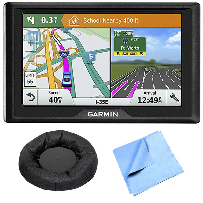 Garmin Drive 51 LM GPS Navigator with Driver Alerts USA w/ Mount Bundle