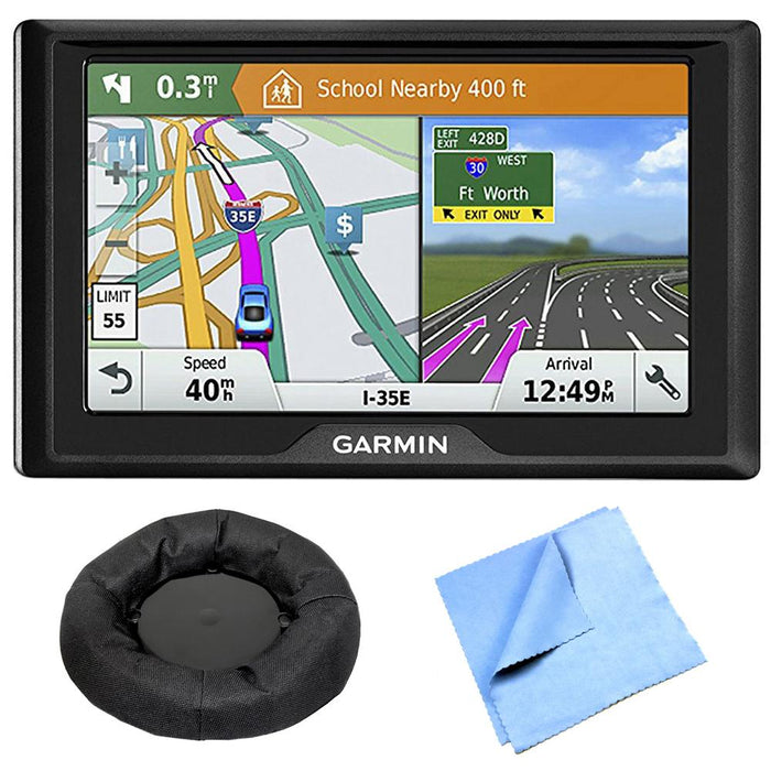 Garmin Drive 61 LM GPS Navigator with Driver Alerts USA w/ Dashboard Mount Kit
