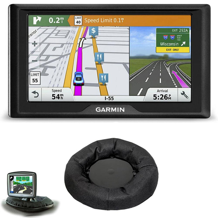 Garmin Drive 60LMT GPS Navigator (US Only) Dash Mount Bundle