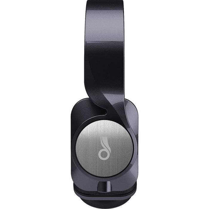 MEElectronics D50P-BK EDM Universe On-Ear Headphones - Metallic Black (OPEN BOX)