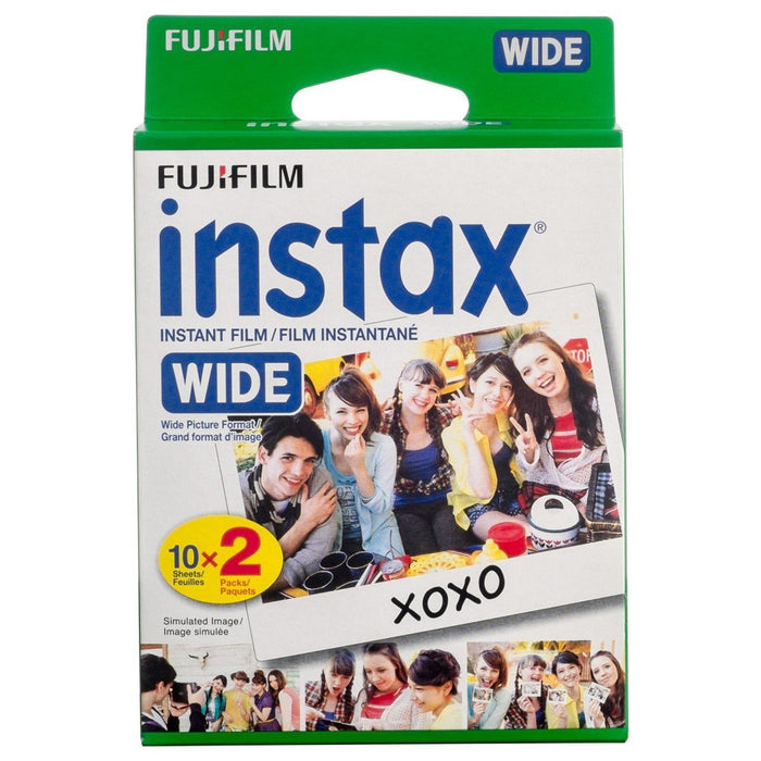 Fujifilm INSTAX Wide-Format Instant Camera Film, 20 Sheets