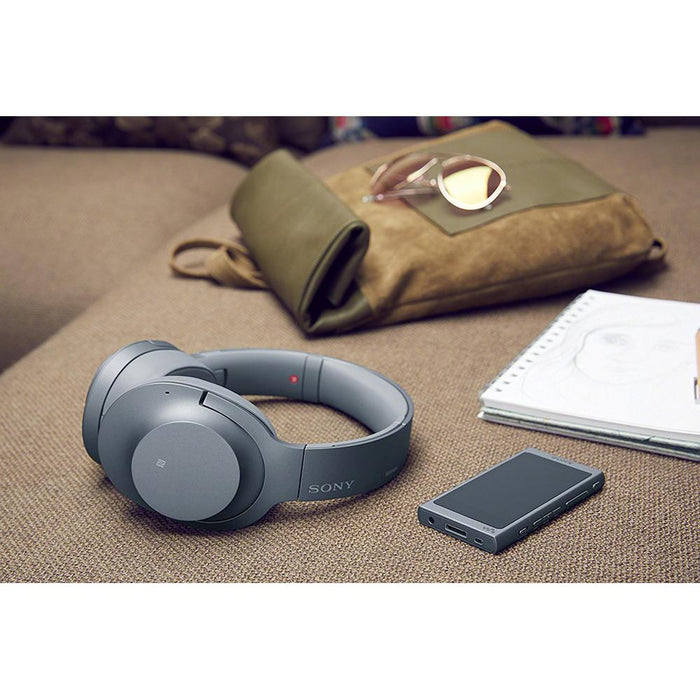 Sony WHH900N/L Hi-Res Noise Cancelling Wireless Bluetooth Headphones, Blue (OPEN BOX)