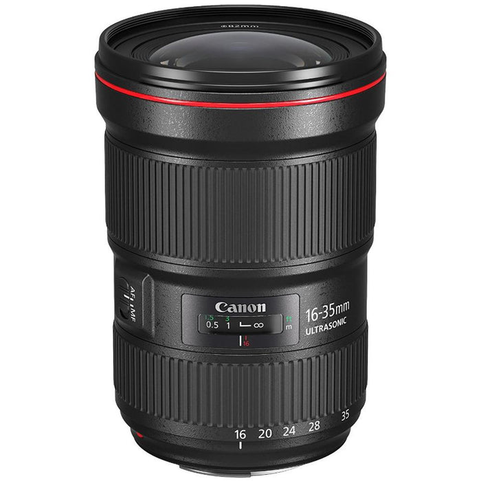 Canon EF 16-35mm f/2.8L III USM Lens with Vanguard Tripod + 64GB Filters Kit