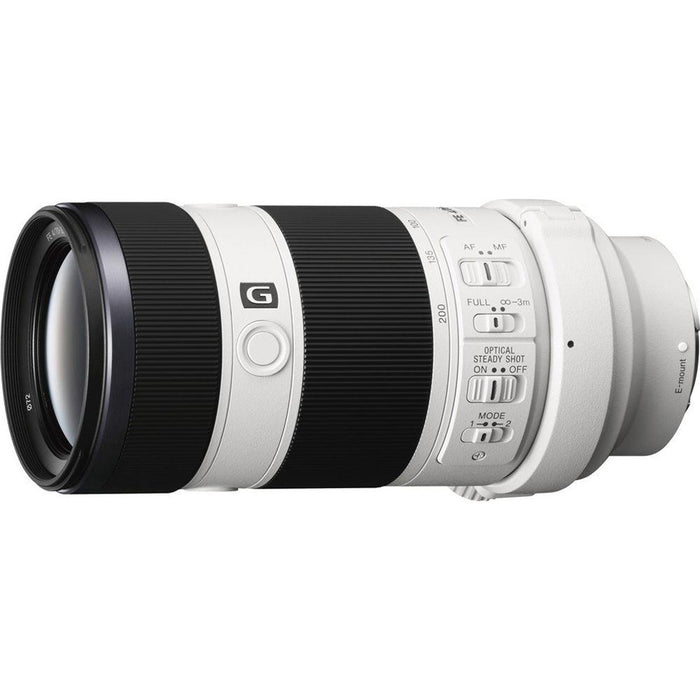Sony 70-200mm Full Frame F4 G OIS Interchangeable E-Mount Lens - SEL70200G 64GB Kit