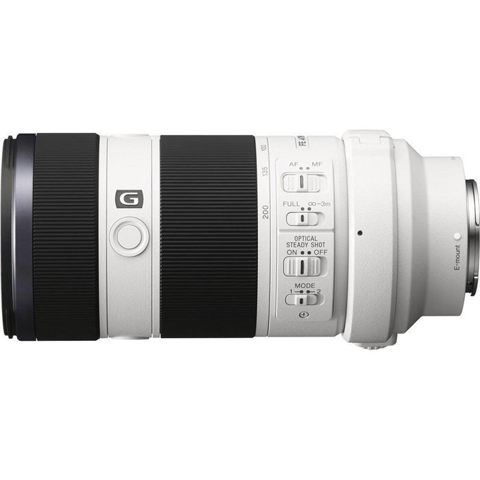 Sony 70-200mm Full Frame F4 G OIS Interchangeable E-Mount Lens - SEL70200G 64GB Kit