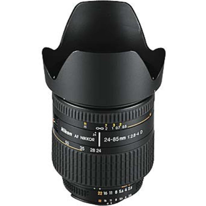 Nikon AF FX Full Frame NIKKOR 24-85mm f/2.8-4D IF Zoom Lens + 128GB Memory Card
