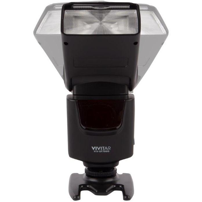Vivitar SF7000 Wireless Optical Slave Flash - Enhance Photos & Colors (Black) VIVSF7000
