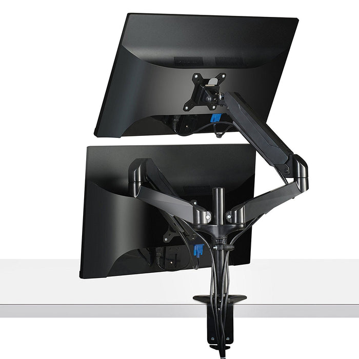 Fotolux Premium Gas Spring Dual Monitor Mounting Arm For 15"-27"