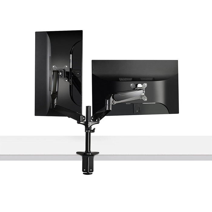 Fotolux Premium Gas Spring Dual Monitor Mounting Arm For 15"-27"