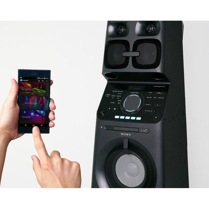 Sony MHC-V90W High Power Music Audio System MUTEKI with Built-In Wi-Fi (2017) Black