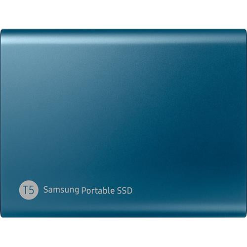Samsung MU-PA250B/AM 250GB T5 Portable Solid-State Drive, Blue