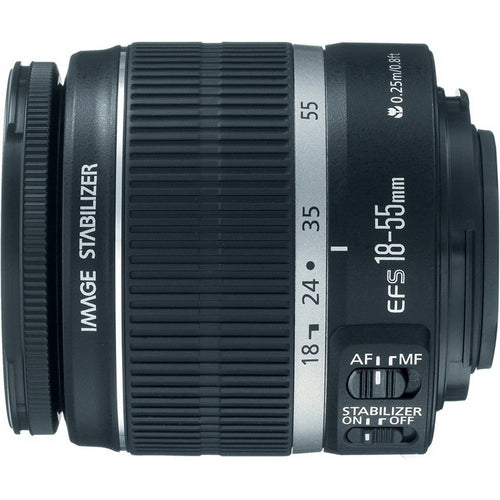 Canon EF-S 18-55mm f/3.5-5.6 IS II Lens With Canon 1-Year USA Warranty