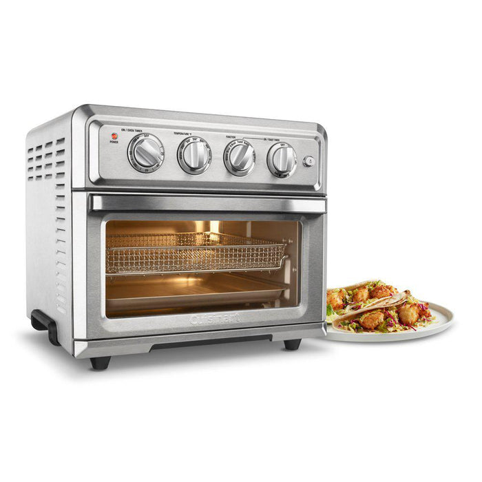 Cuisinart Convection Toaster Oven Air Fryer w/ Light Silver + Burger Patty Maker