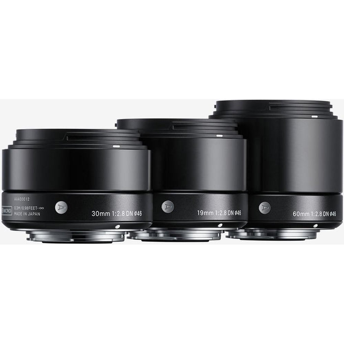 Sigma 19mm F2.8 EX DN ART E-Mount Lens for Sony Black + Accessories Bundle