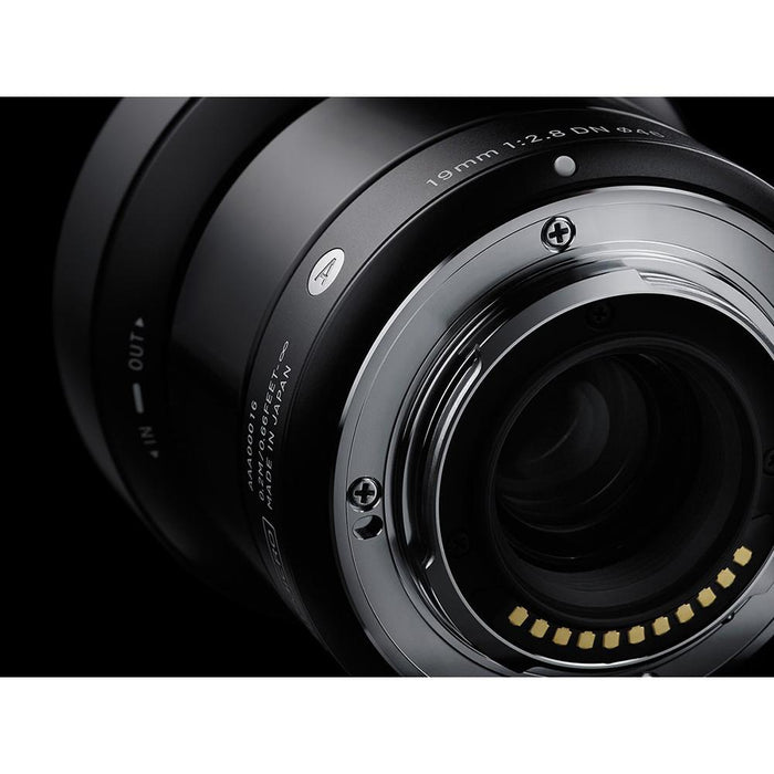 Sigma 19mm F2.8 EX DN ART E-Mount Lens for Sony Black + Accessories Bundle