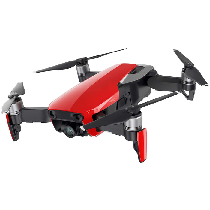 DJI Mavic Air Flame Red Drone Mobile Go Bundle Pack VR Goggles Landing Pad 16GB Card