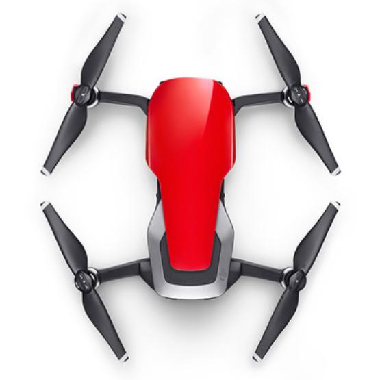 DJI Mavic Air Flame Red Drone Mobile Go Bundle Pack VR Goggles Landing Pad 16GB Card