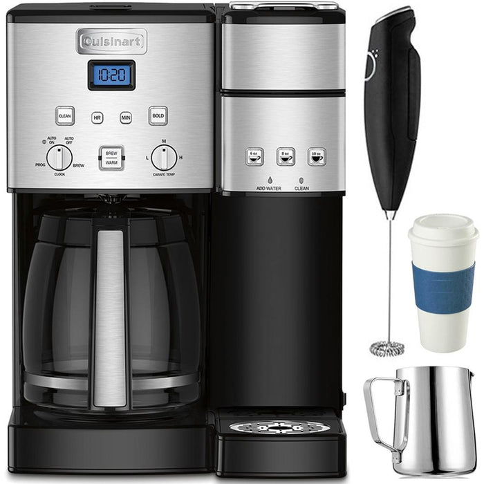 Cuisinart SS-15 12-Cup Coffee Maker and Single-Serve Brewer with Coffee Drinker Bundle