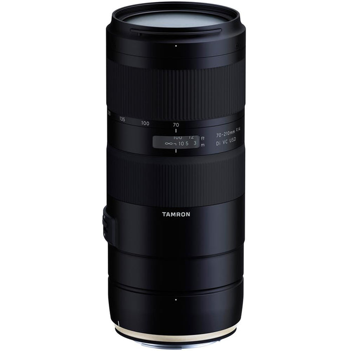 Tamron 70-210mm F/4 Di VC USD Telephoto Zoom Lens for Nikon DSLR + 128GB Card