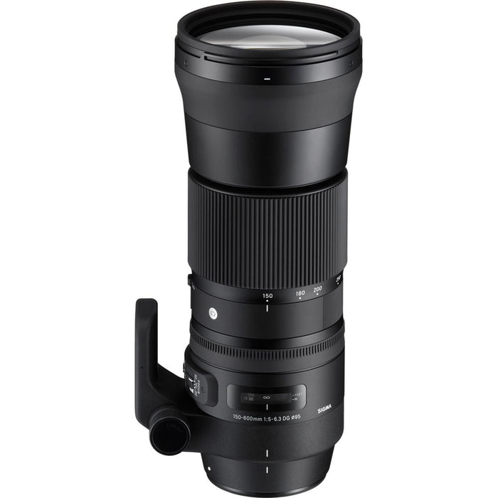 Sigma 150-600mm F5-6.3 DG OS HSM Zoom Lens for Canon + USB Dock + 128GB Memory Card