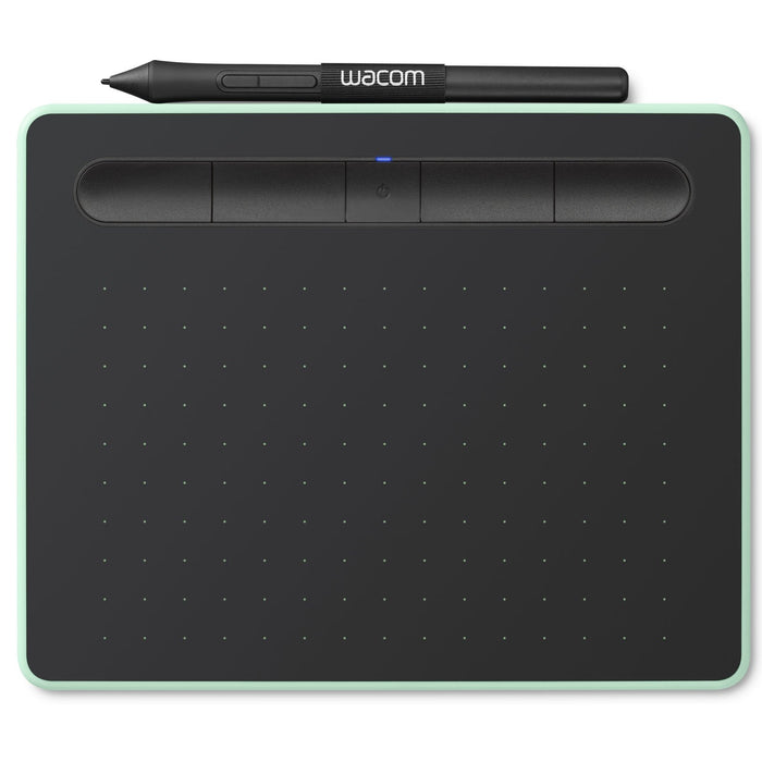 Wacom Intuos Creative Pen Small, Green Tablet w/ Bluetooth Corel Paint Shop Pro Bundle