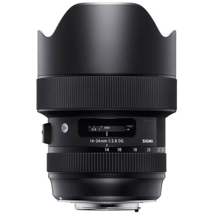 Sigma 14-24mm f/2.8 DG HSM Art Lens Ultra Wide Angle for Canon EF Mount + 128GB Card