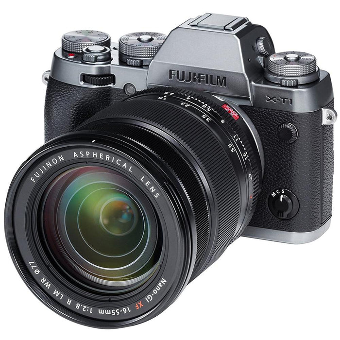 Fujifilm Fujinon XF 16-55mm f/2.8 R LM WR Standard Zoom Lens + 128GB Memory Card