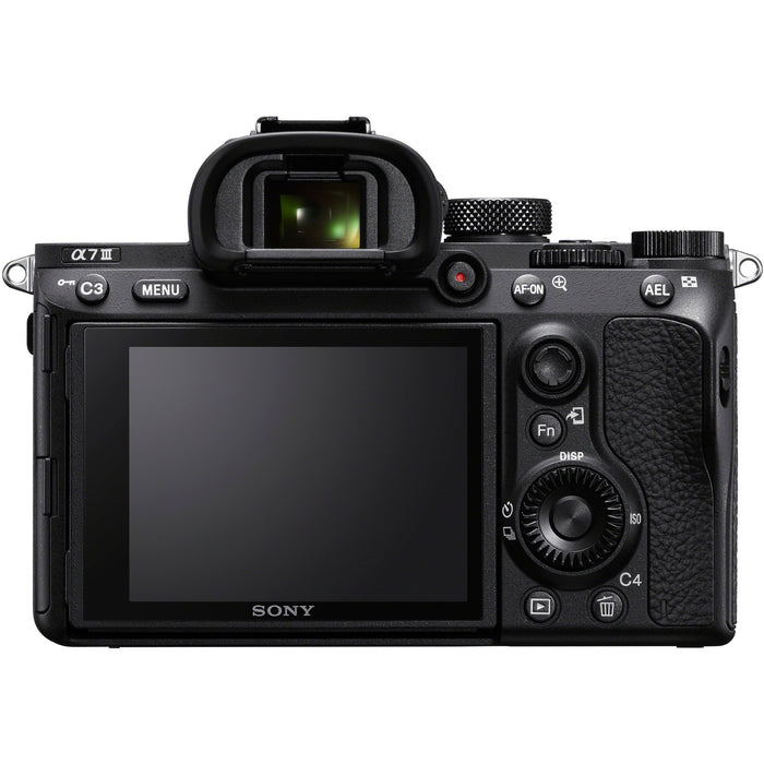 Sony a7III Full Frame Mirrorless ILC Camera w/ 28-70mm Lens Monopod 128GB Case Bundle