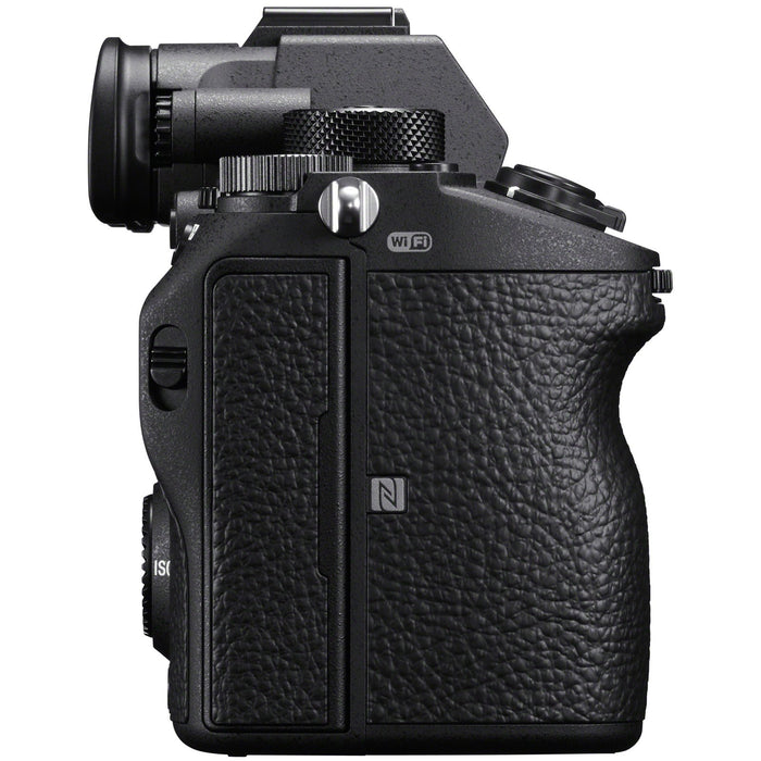 Sony a7III Full Frame Mirrorless ILC Camera w/ 28-70mm Lens Monopod 128GB Case Bundle